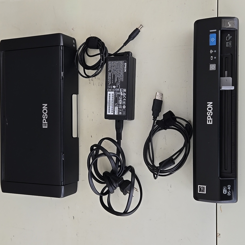Epson Portable Document Scanner and printer